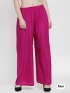 Tew Full Flair Rayon Elastic Waist Plazzo Bottom